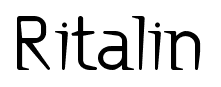 Ritalin font