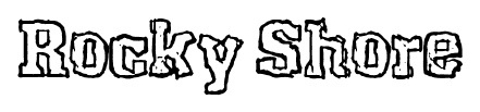 Rocky Shore font