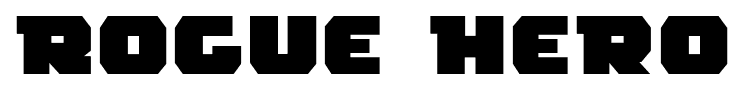 Rogue Hero font