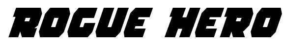 Rogue Hero font