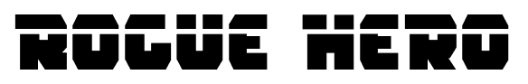 Rogue Hero font