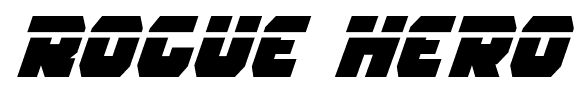 Rogue Hero font