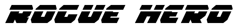 Rogue Hero font