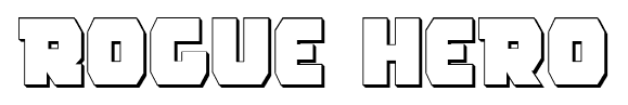 Rogue Hero font
