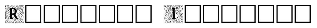 Roycroft Initials font