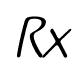Rx font