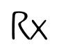 Rx font