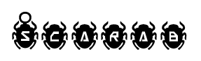 Scarab font