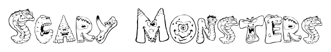 Scary Monsters font