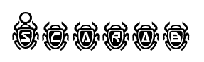Scarab font