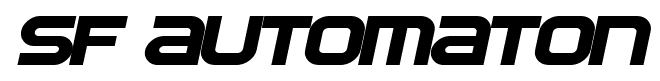 SF Automaton font
