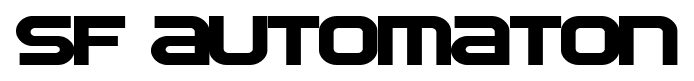 SF Automaton font