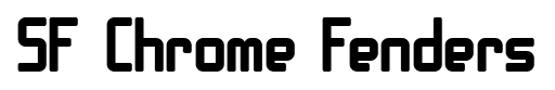 SF Chrome Fenders font