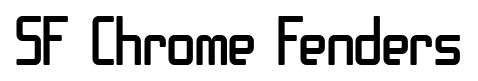 SF Chrome Fenders font