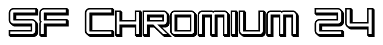 SF Chromium 24 font