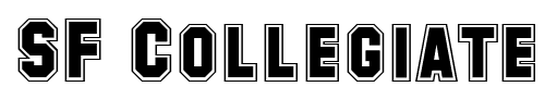 SF Collegiate font