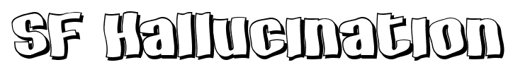 SF Hallucination font