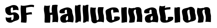 SF Hallucination font