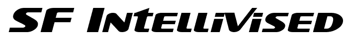SF Intellivised font