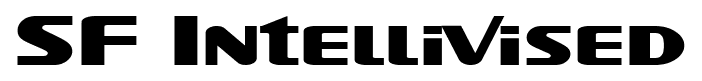SF Intellivised font