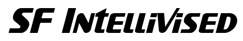 SF Intellivised font