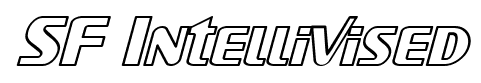 SF Intellivised font