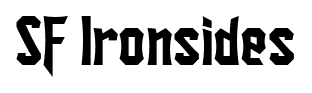 SF Ironsides font