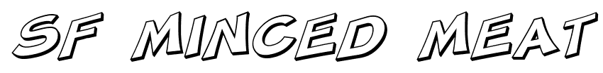 SF Minced Meat font