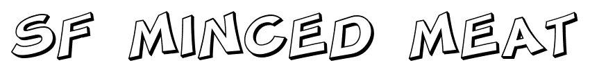 SF Minced Meat font