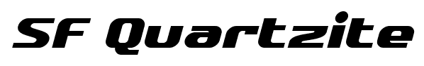 SF Quartzite font