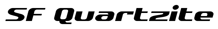 SF Quartzite font