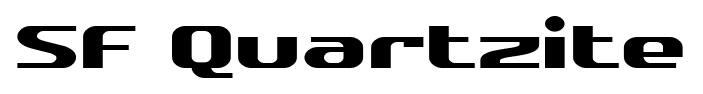 SF Quartzite font