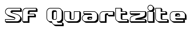 SF Quartzite font