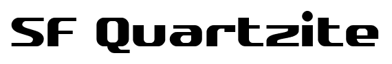 SF Quartzite font