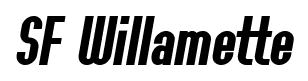 SF Willamette font