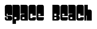 Space Beach font