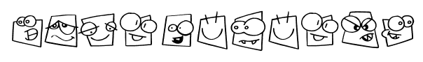 Squareheads font