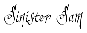 Sinister Sam font
