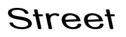 Street font
