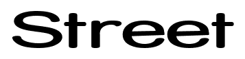 Street font