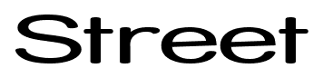 Street font