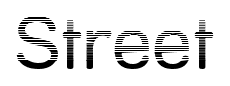 Street font