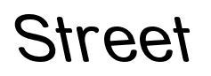 Street font