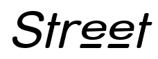 Street font