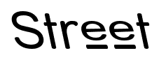 Street font