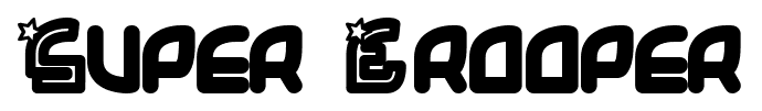 Super Trooper font