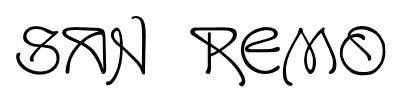 San Remo font