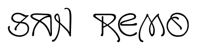 San Remo font