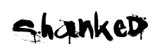 Shanked font