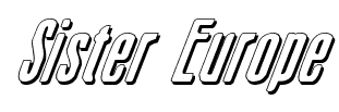 Sister Europe font